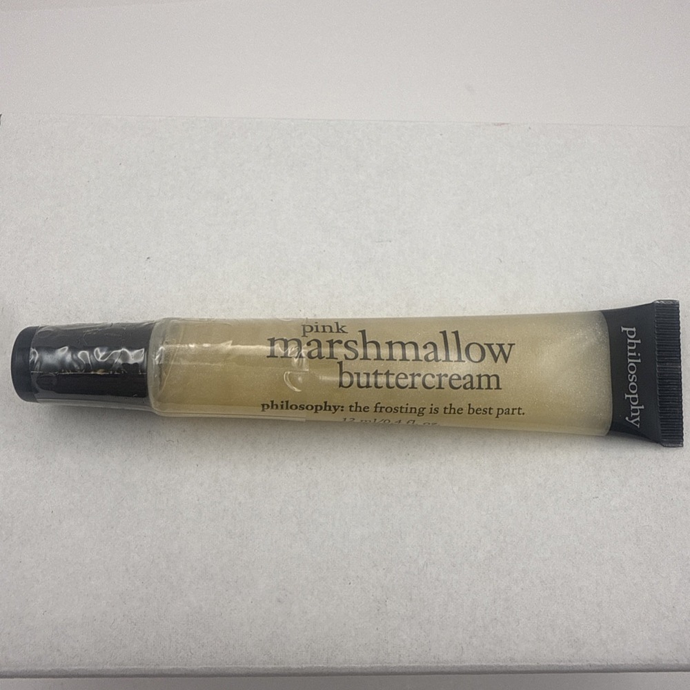 Philosophy PINK MARSHMALLOW BUTTERCREAM Lip Shine Gloss 0.4 fl oz SEALED New